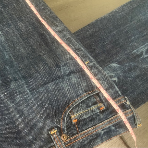 COH Vintage 90s flare Ingrid lo waist Flare Jeans Marbled Acid-wash 29 - Picture 12 of 14